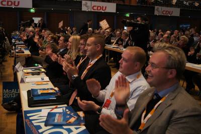 Blick in den Saal der Celler Union