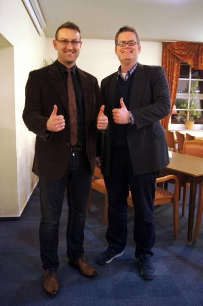 CDU Kreisvorsitzender Sven Behrens und Mitgliedsbeauftragter Holger Kleen (v.l.)