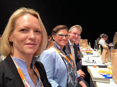 Sandra Erfmann, Sabea Oltmanns und Heiko Schmelzle