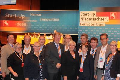 CDU Landesparteitag 2018 in Braunschweig - Delegierte aus dem Bezirksverband Ostfriesland, auf dem Foto fehlen Gitta Connemann, MdB und Andrea Risius